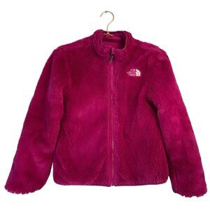 The North Face Jacket‎ Girls M Reversible Hot Pink Puffer WP587